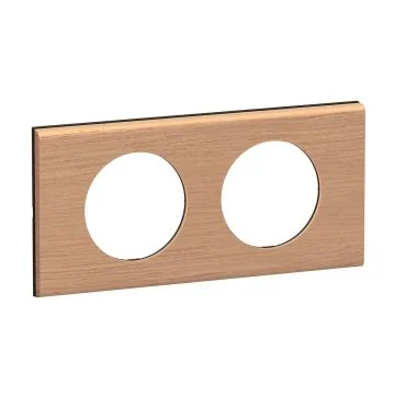 LEGRAND Céliane Plaque double chêne - CP2402