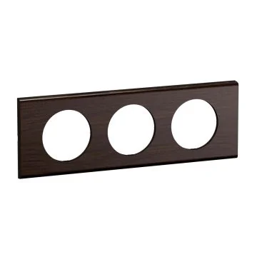 LEGRAND Céliane Plaque triple frêne wengué - CP2503