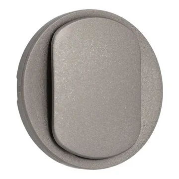 LEGRAND Céliane Enjoliveur interrupteur ou va-et-vient lumineux titanium - CT1001