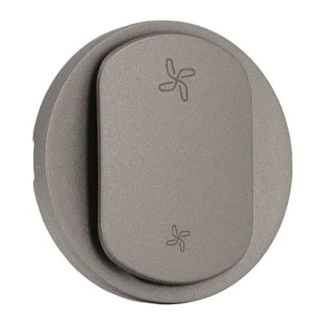 LEGRAND Céliane Enjoliveur commande VMC 2 vitesses titanium - CT6001