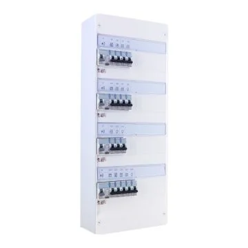 Tableau électrique pré-équipé 4 rangées 2ID 40A 2ID 63A 16 disjoncteurs assemblé par 123elec avec composants LEGRAND