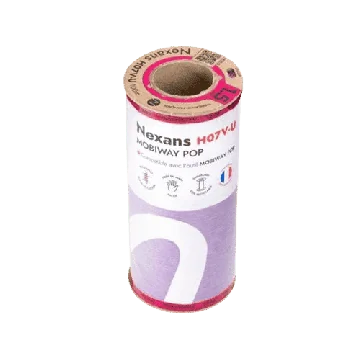 fil électrique Nexans H07V-U Mobiway Pop violet 1,5mm² - bobine de 100m