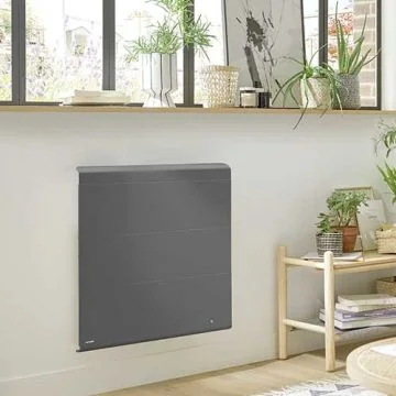 Radiateur à inertie double technologie horizontal gris 1000W NOIROT Radiasoft - DCN3443SKHS
