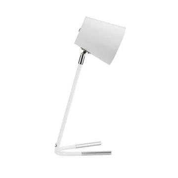 PAULEEN Lampe à poser E14 TRUE ALLY 230V hauteur 43cm blanc argent - 48097