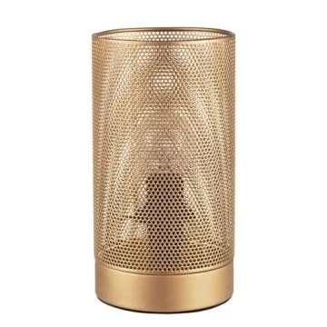 lampe à poser Paulmann dorée en mesh
