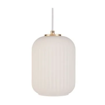 PAULMANN Suspension verre E27 NOBLE PURITY 230V 20W longueur 15cm blanc doré - 48187