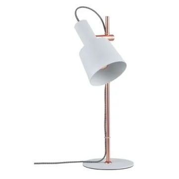 PAULMANN Lampe à poser E14 NEORDIC HALDAR 230V hauteur 46cm blanc - 79658