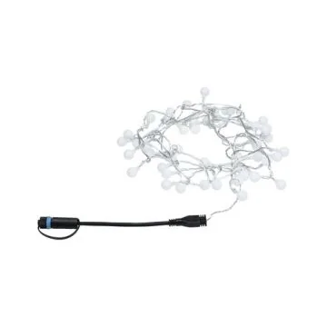 PAULMANN Guirlande LED extérieure Plug & Shine IP44 24V 1,8W 96lm 3000K noir - 94558