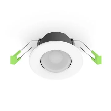 Spot LED BBC encastrable et orientable dimmable 230V 4-6W 465lm 4CCT 86cm blanc