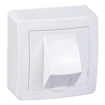 Prise RJ45 cat 6 UTP saillie blanc SCHNEIDER Alréa