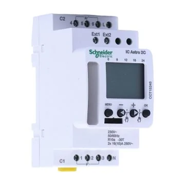SCHNEIDER Acti9 IC ASTRO Smart interrupteur crépusculaire programmable astronomique 2 canaux - CCT15245