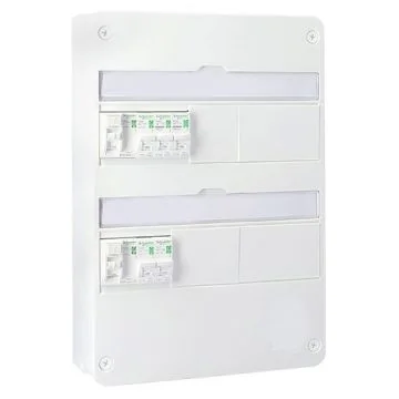 SCHNEIDER Resi9 XP Tableau électrique prééquipé 2 rangées 2ID 40A 5 disjoncteurs
