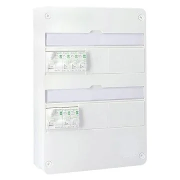 SCHNEIDER Resi9 XE Tableau électrique prééquipé 2 rangées 2ID 40A 5 disjoncteurs