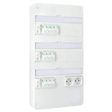 SCHNEIDER Resi9 XP Tableau électrique prééquipé 3 rangées