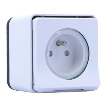 SCHNEIDER Mureva Styl prise de courant 2P+T saillie complet blanc - MUR39030