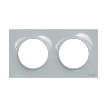 SCHNEIDER Odace Styl Plaque double sable - S520704B1