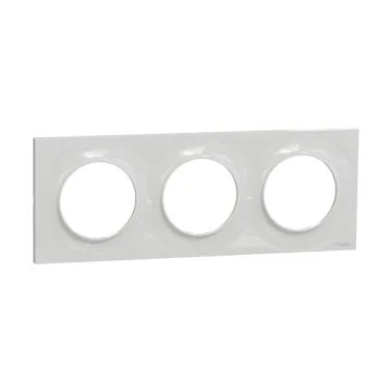 SCHNEIDER Odace Styl Plaque triple  gris pierre - S520706A1