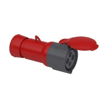 SCHNEIDER Mureva Prise mobile industrielle 3P+T 32A 380/415V IP44 à vis - PKF32M434