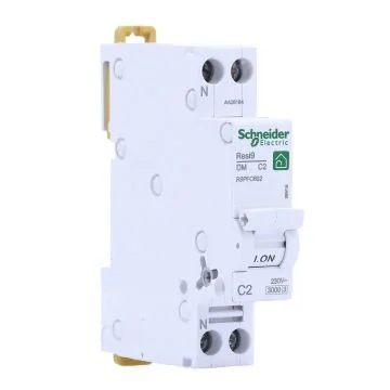 SCHNEIDER Resi9 XP Disjoncteur 2A Ph+N courbe C - 3kA 230V - R9PFC602
