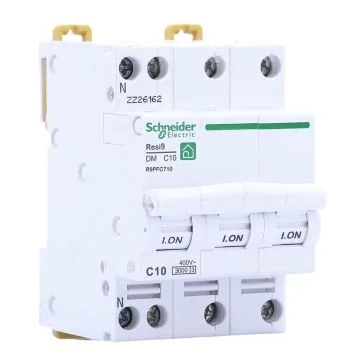 SCHNEIDER Resi9 XP Disjoncteur tétrapolaire 10A courbe C 3kA 400V - R9PFC710