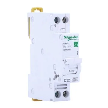 SCHNEIDER Resi9 XP Disjoncteur 32A Ph+N courbe D 3kA 230V - R9PFD632