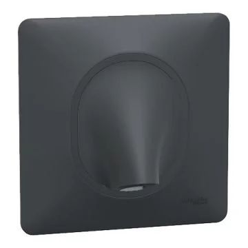 SCHNEIDER Ovalis Sortie de câble complet anthracite - S340662-F