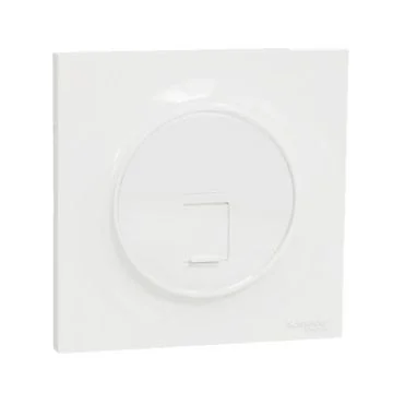 SCHNEIDER Odace Prise RJ45 grade 1 catégorie 6 blanc complète blanc - S520475-F