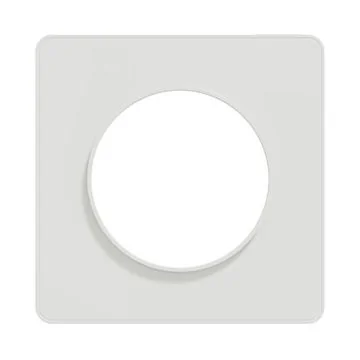 plaque simple blanche SCHNEIDER Odace Touch