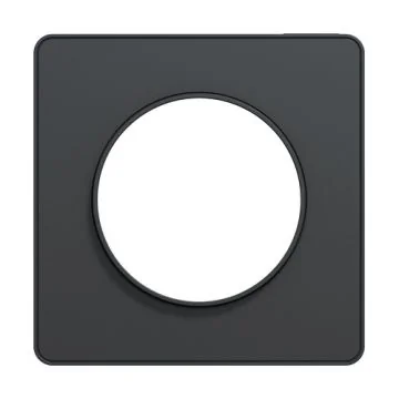 SCHNEIDER Odace Touch Plaque simple anthracite - S540802