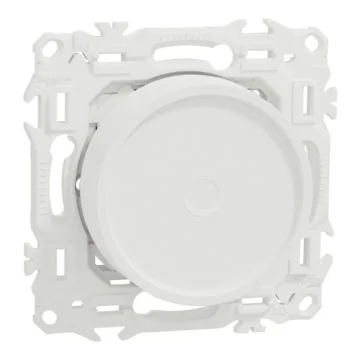 SCHNEIDER Wiser Odace Variateur rotatif led connecté 2 ou 3 fils Zigbee blanc craie - S920513