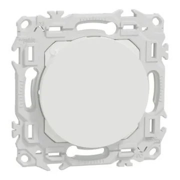 SCHNEIDER Odace Obturateur blanc craie - S920666