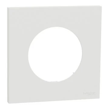 lot de 168 plaques de finition Schneider Odace blanc craie