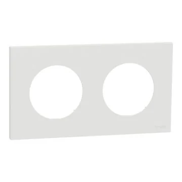 lot de 84 plaques de finition Schneider Odace Schneider blanc craie