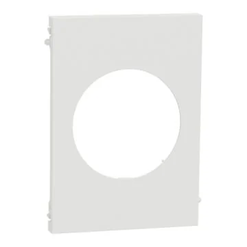 SCHNEIDER Odace Architecte Plaque simple centrale blanc craie - S920801