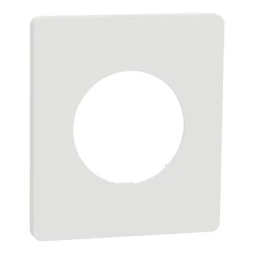 SCHNEIDER Odace Architecte Plaque simple blanc craie - S920802