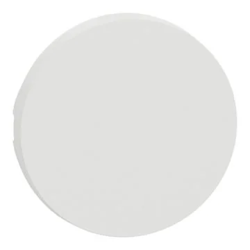 SCHNEIDER Odace Enjoliveur interrupteur va et vient/poussoir blanc craie - S929200