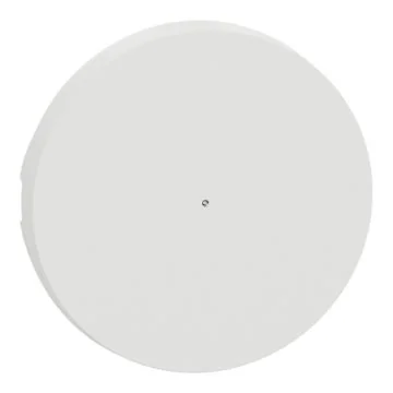 SCHNEIDER Odace Enjoliveur interrupteur va et vient/poussoir à voyant lumineux blanc craie - S929260
