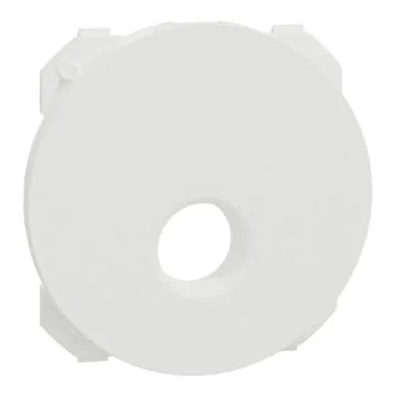 SCHNEIDER Odace Enjoliveur prise TV simple blanc craie - S929440