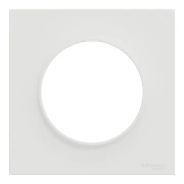 lot de 168 plaques de finition Schneider Odace® en blanc mat - vue de face