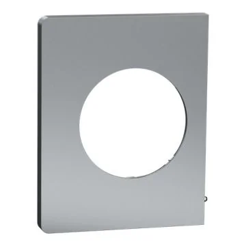 SCHNEIDER Odace Architecte Plaque simple latérale titane - S930800