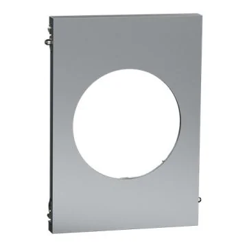 SCHNEIDER Odace Architecte Plaque simple centrale titane - S930801