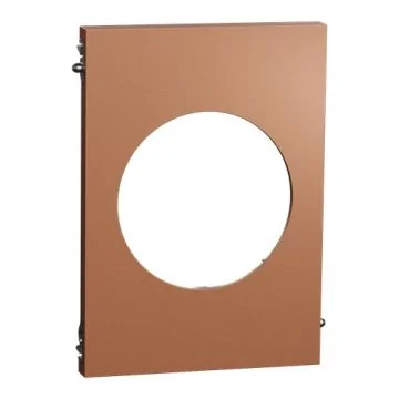 plaque de finition centrale Schneider Odace Architecte effet cuivre