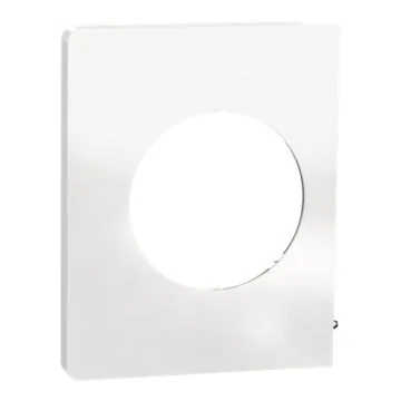 SCHNEIDER Odace Architecte Plaque simple latérale blanc émaillé - S934800
