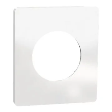 SCHNEIDER Odace Architecte Plaque simple blanc émaillé - S934802