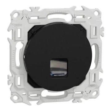 prise RJ45 Schneider Odace noir