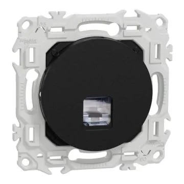 prise RJ45 Schneider Odace noir