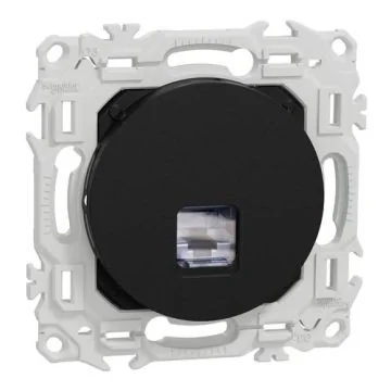 prise RJ45 Schneider Odace noir