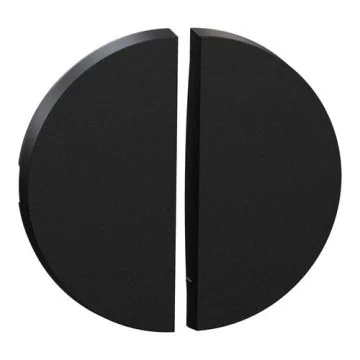 enjoliveurs noirs mat pour double va et vient/poussoir Schneider Odace