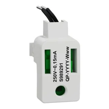SCHNEIDER Odace Voyant témoin/lumineux à LED verte - S989291