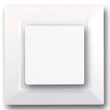 SIEMENS Delta One Interrupteur poussoir complet - Blanc